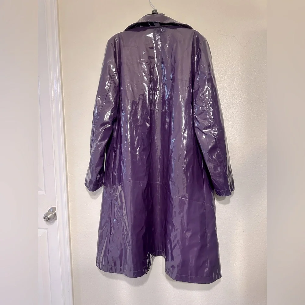 Purple Rain coat sz medium - Picture 3 of 3